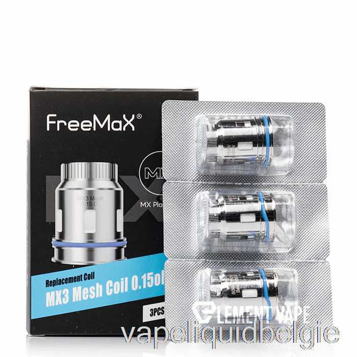 Vape België Freemax Mx Vervangingsspoelen 0.15ohm Mx3 Mesh-spoelen